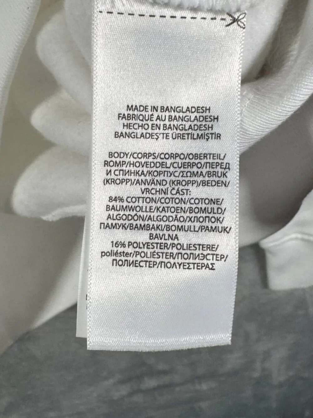 Polo Ralph Lauren Sweatshirt Mens M White Crest New York Rugby Collar Relaxed